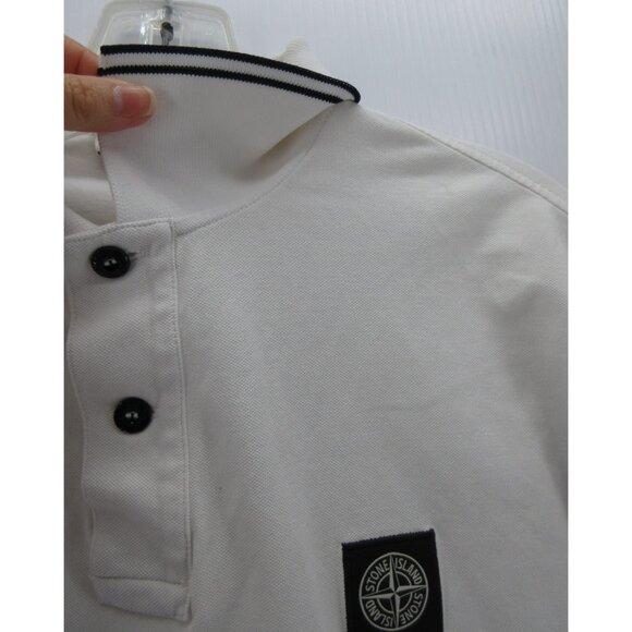 Stone Island Polo Shirt XL Pullover Slim Fit Stretch Classic Compass - Picture 7 of 15